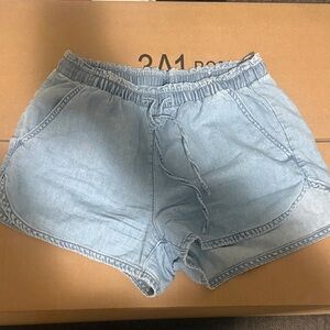 American Eagle Outfitters Light Blue Jean Shorts